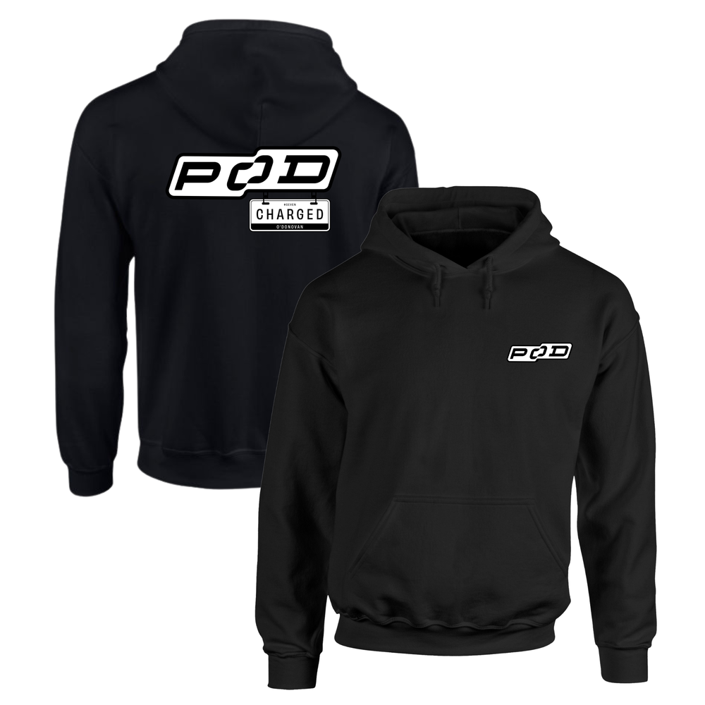 Black Classic Logo Hoodie