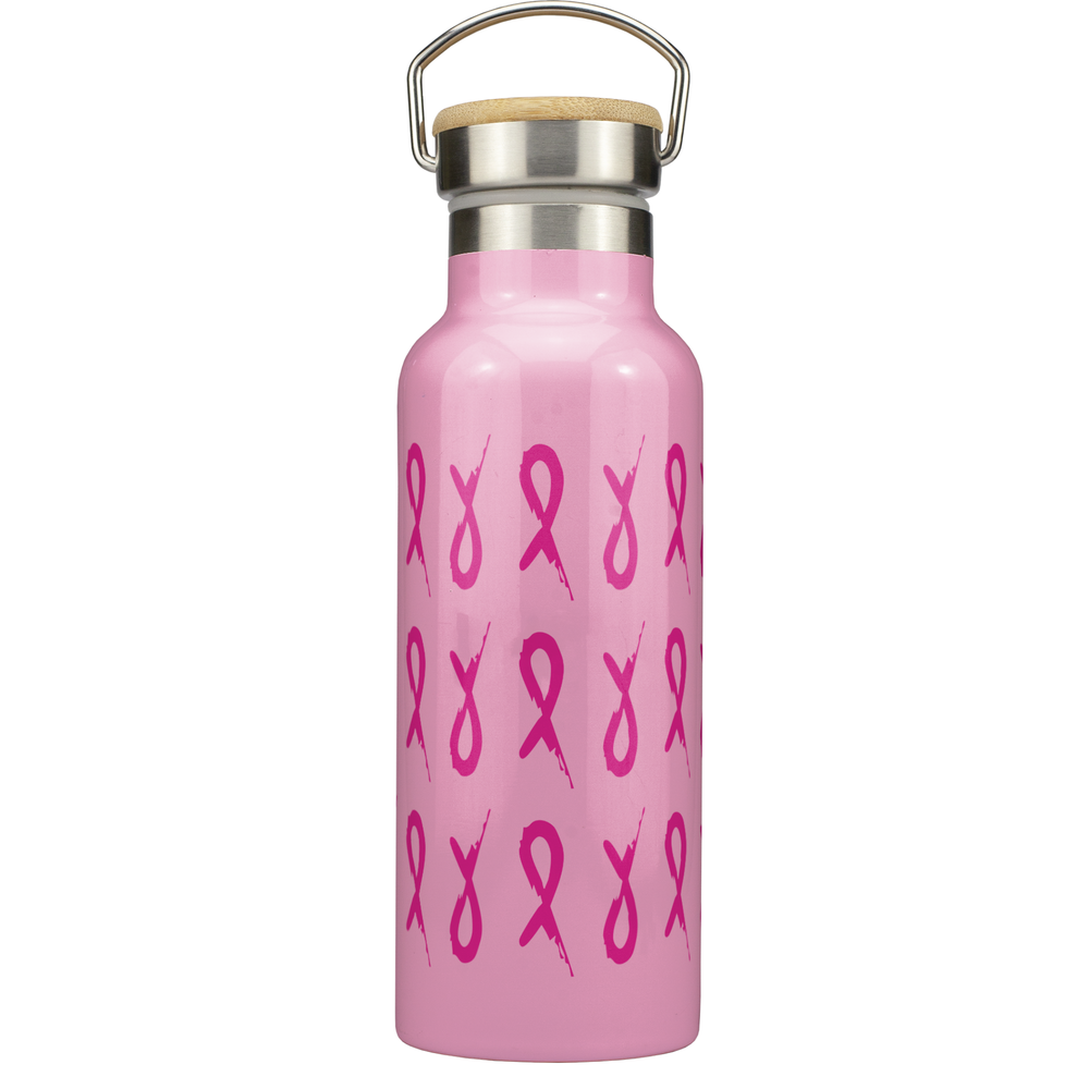 Metal Bottles with Bamboo Lids