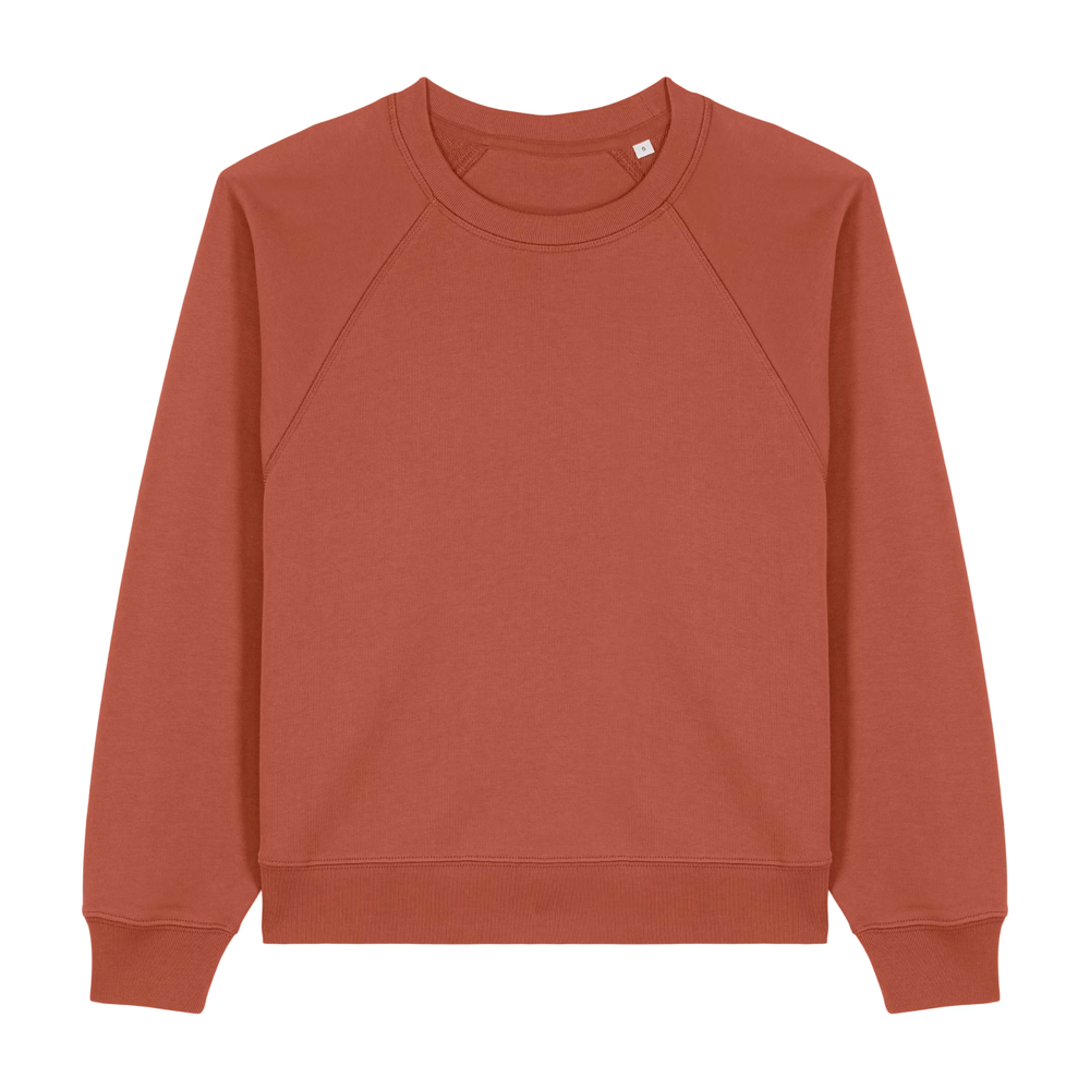 Women's Organic Terry Cotton Raglan Sweatshirt