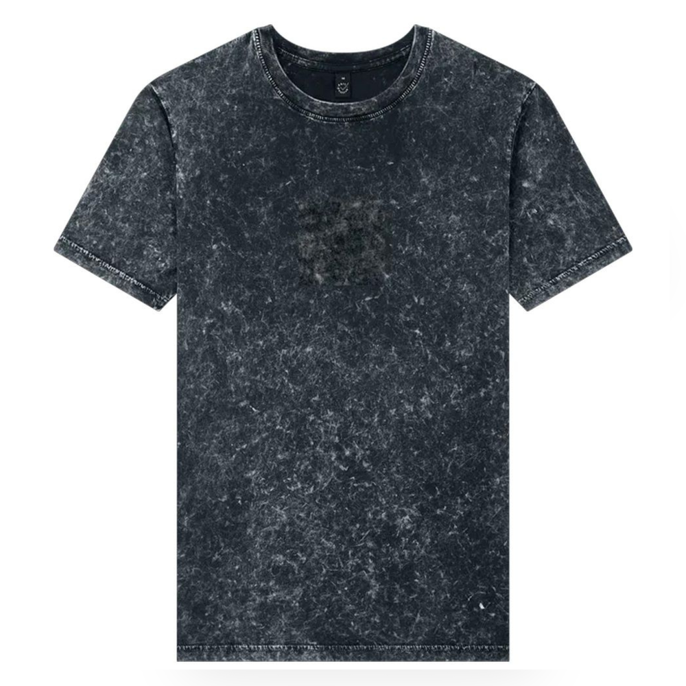Acid Wash Black Organic Cotton T-Shirt