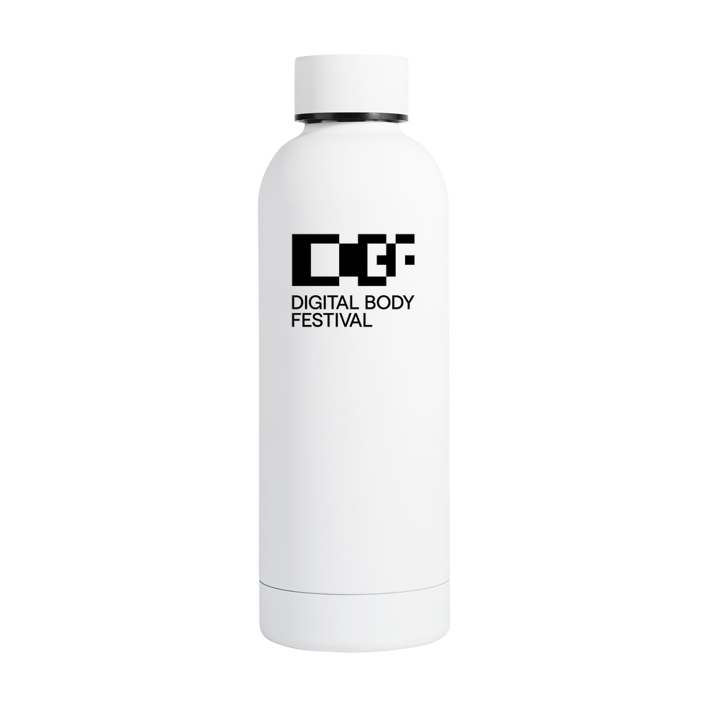 Soft Touch Double Walled Metal Bottle - 500ml