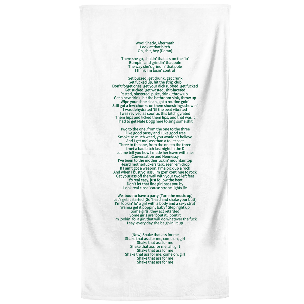 Shake Dat Beach Towel