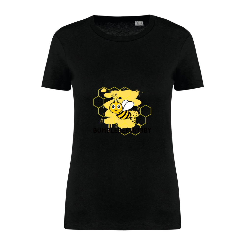 Ladies Organic T-Shirt (Coloured)(Black Writing)