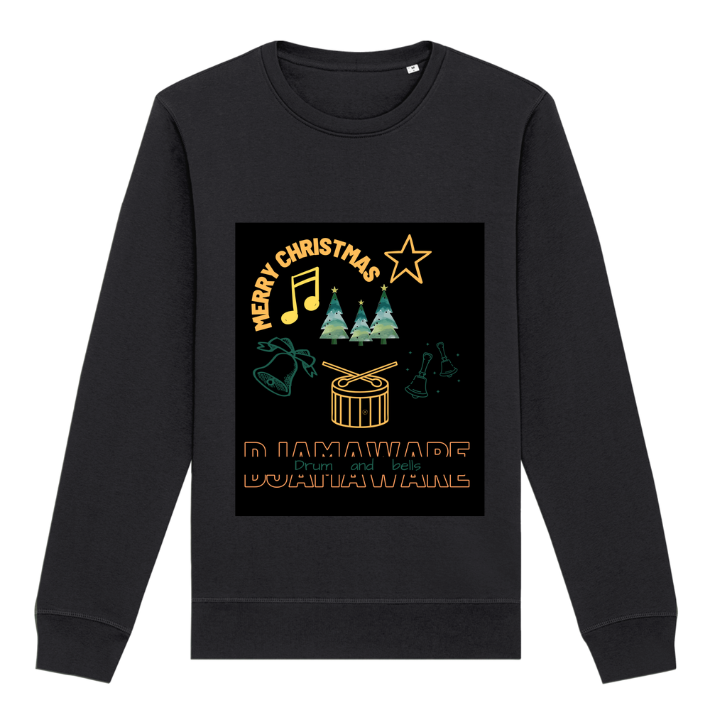 Djamaware Xmas drum and bells Round Neck Crew Sweatshirt