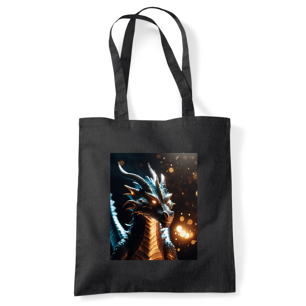 MY DRAGON FRIEND - Coloured Cotton Tote Bag
