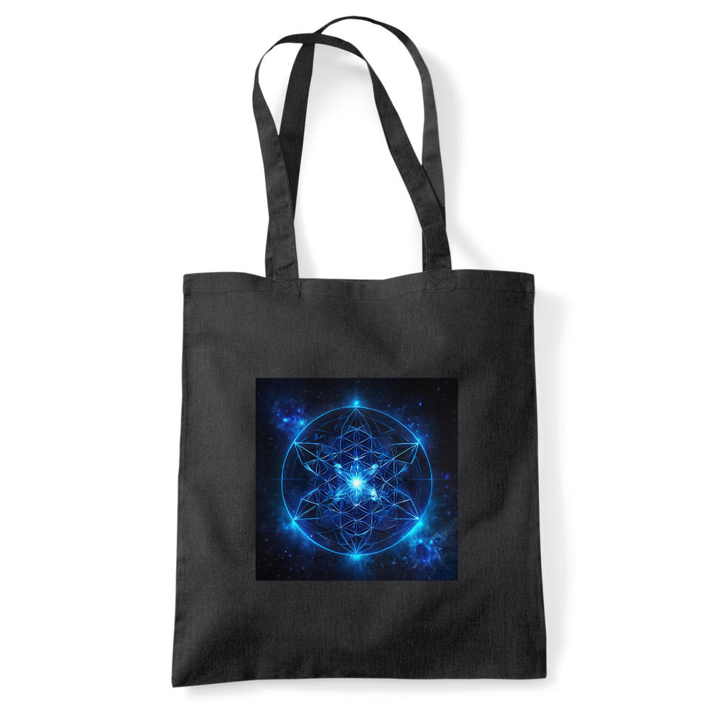 SIRIUS STAR GEOMETRY - Coloured Cotton Tote Bag
