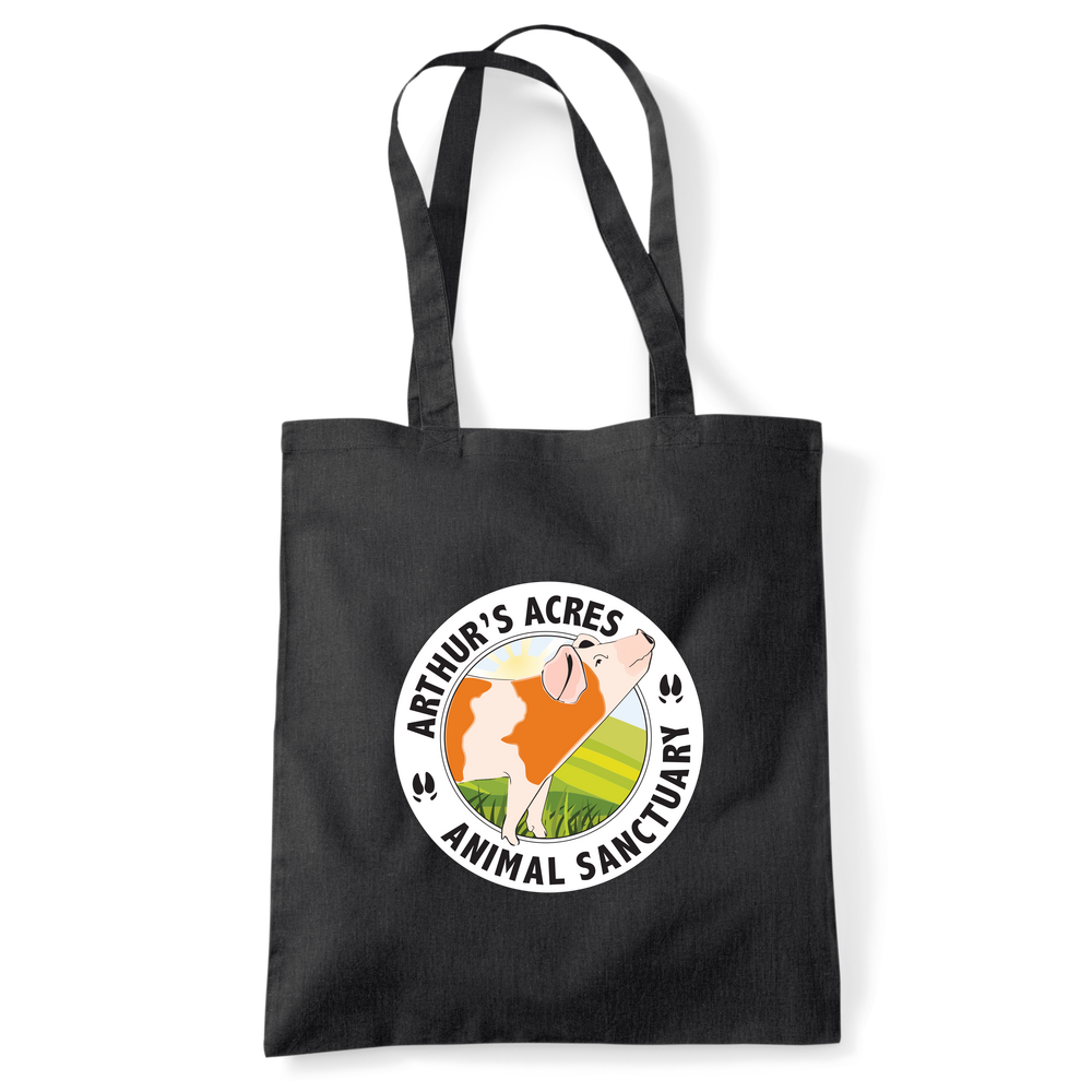 Arthur's Acres Animal Sanctuary Coloured Cotton Tote Bag