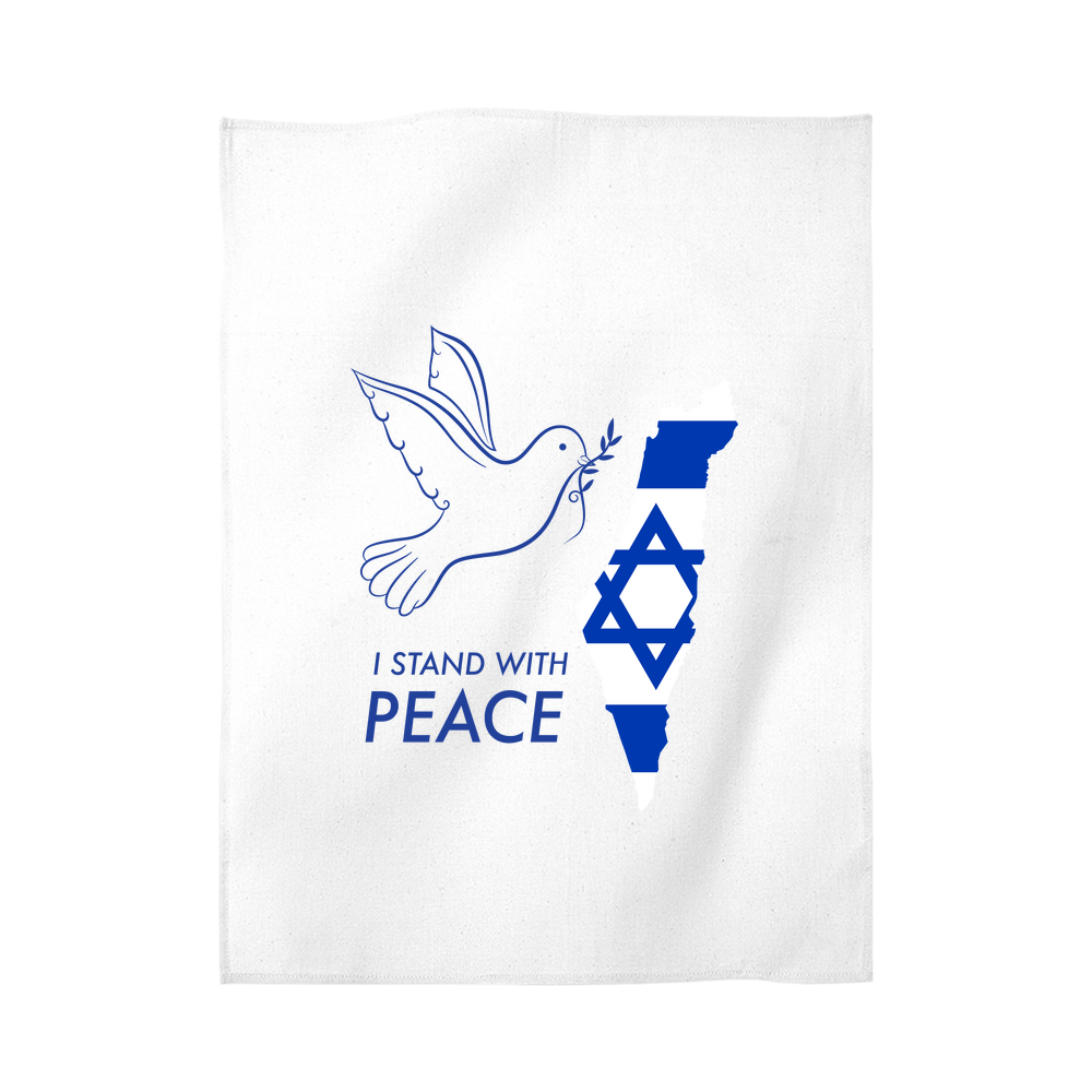 I Stand With Peace Tea Towel