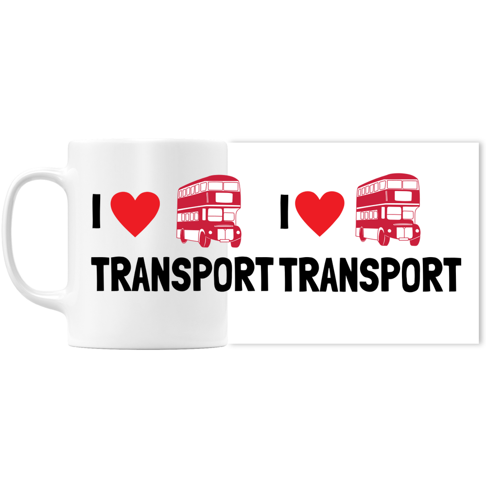 I ❤️ Transport Mug