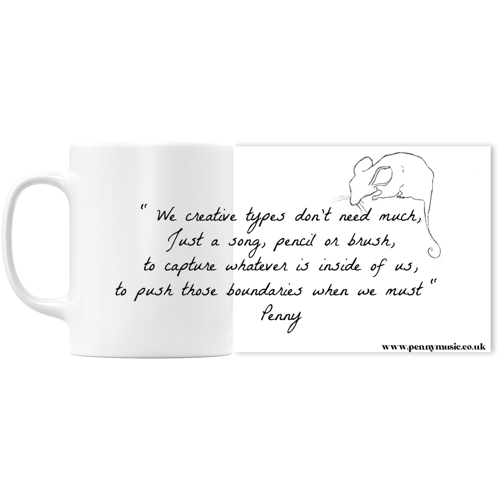 Penny's Lyric Mug - Stand Still