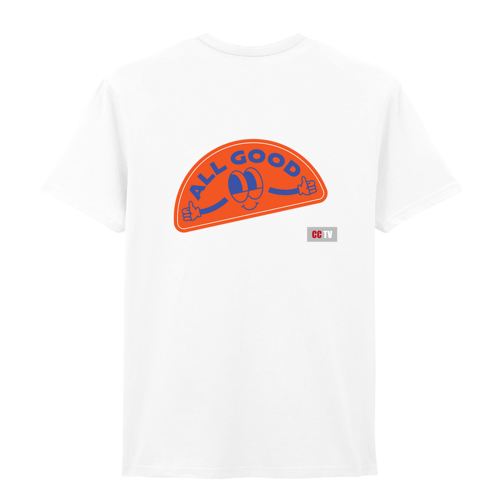Cotton T-Shirt with Back Print