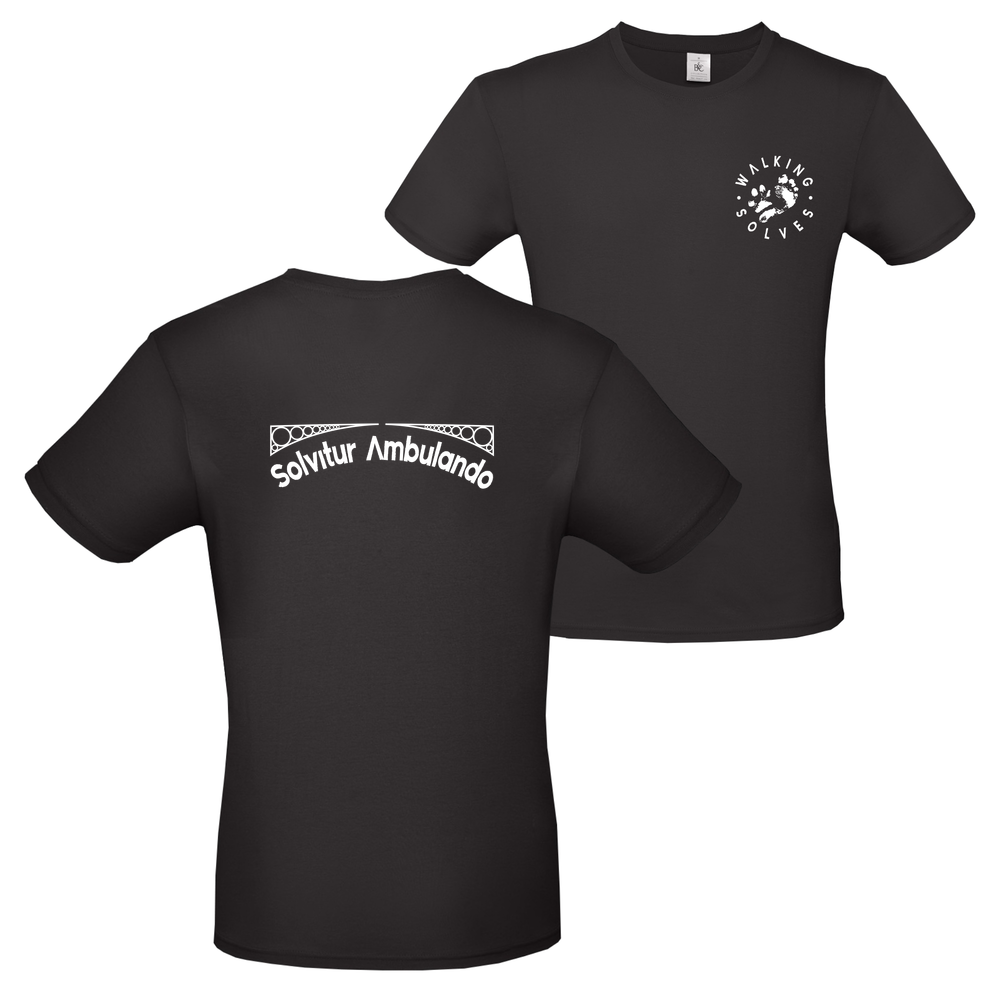 Walking Solves Personalised 2 Sided Print Short Sleeved T-Shirt