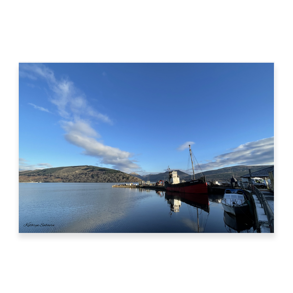 Vital Spark by Kathryn Sabourn Satin Stretched Canvas - 3:2 Landscape