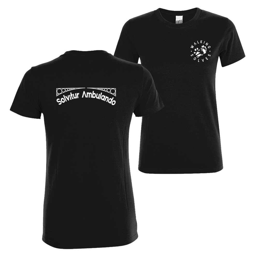 Walking Solves Personalised 2 Sided Print Women's T-Shirt