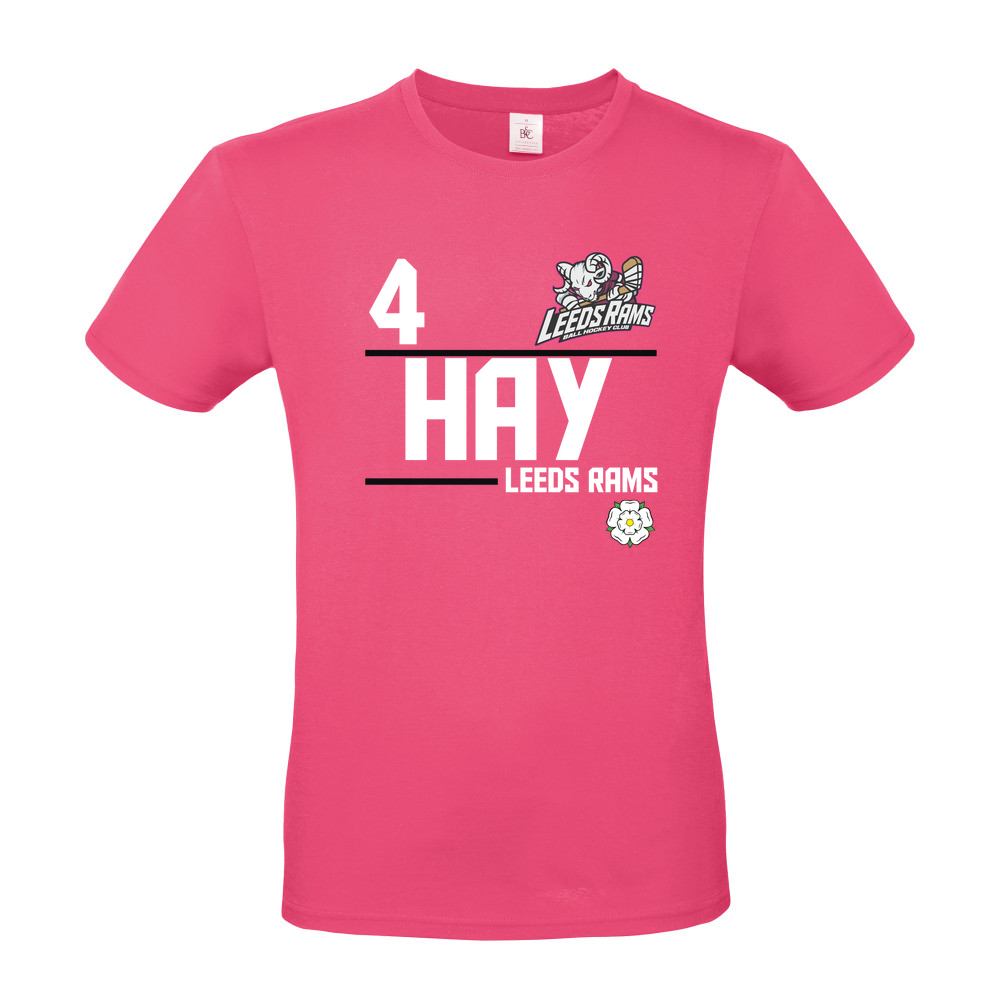 2025 Pink Hay Short Sleeved T-Shirt