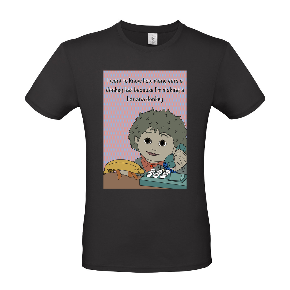 Tiny Banana Donkey Short Sleeved T-Shirt