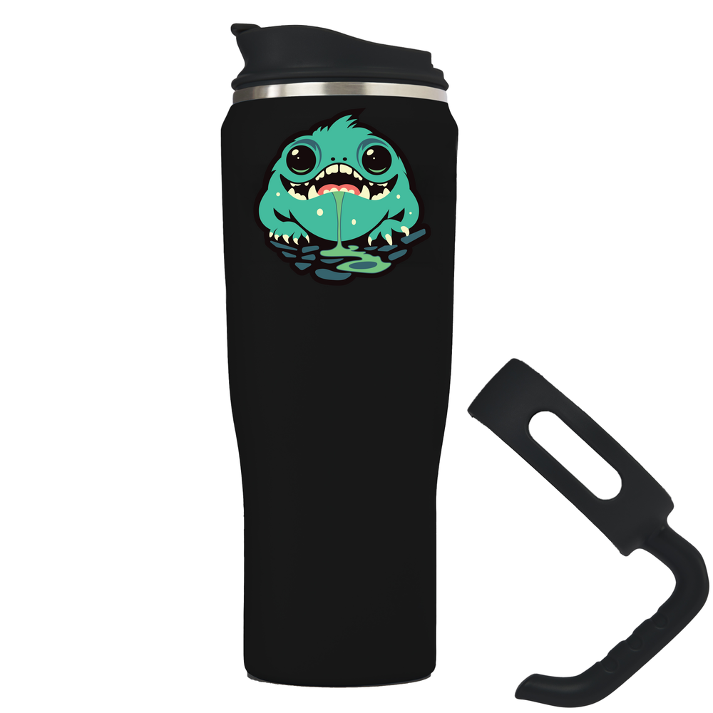 Large Metal Travel Flask with Detachable Handle