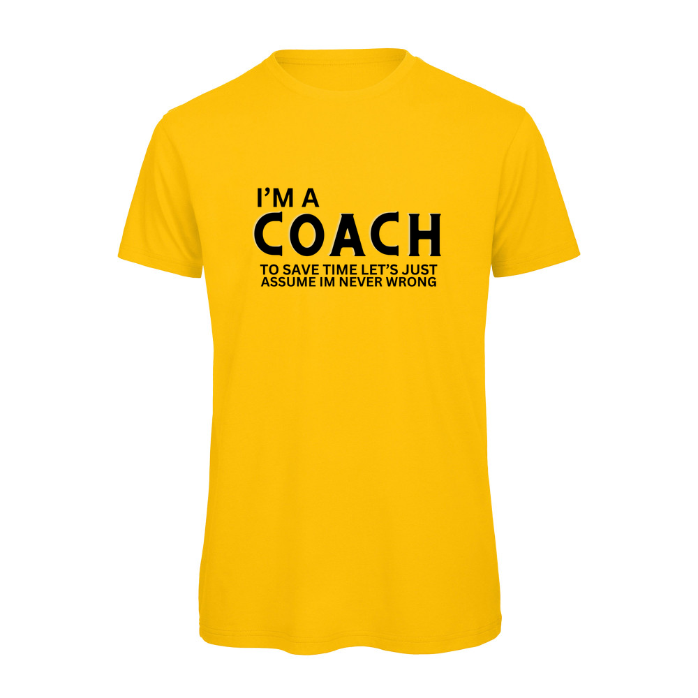 'I'm A Coach, Organic T-Shirt