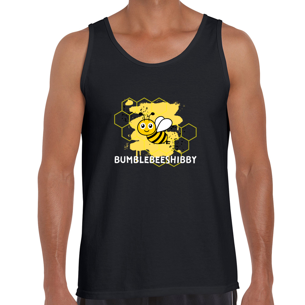 Men's Tank Top (White Writing)