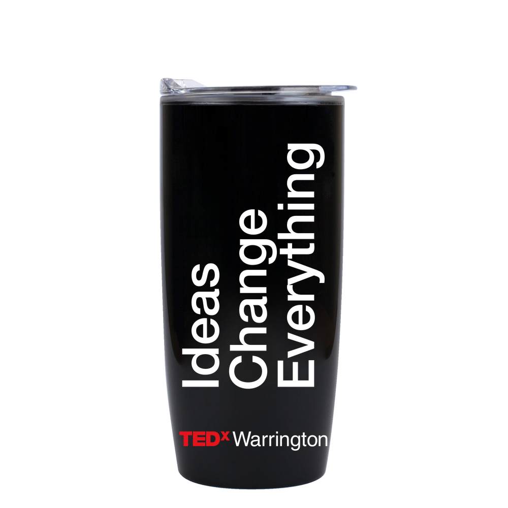 TEDxWarrington Drinks Tumbler - Black