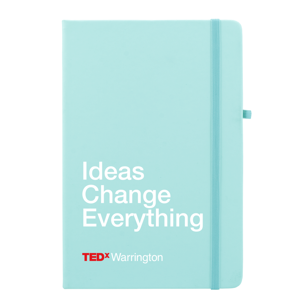 TEDxWarrington A5 Notebook - Black