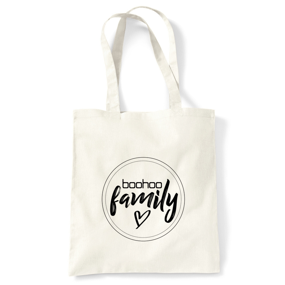Boohoo Family Natural Tote Bag