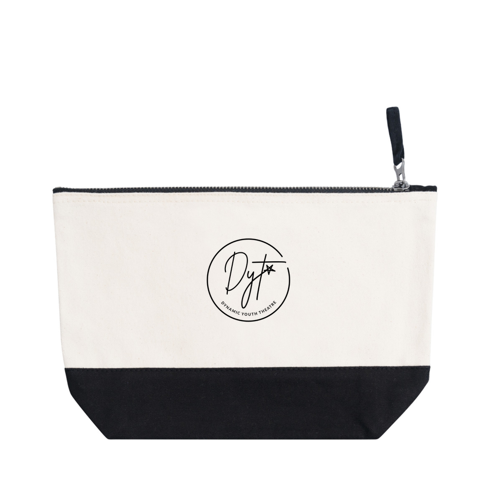 Two Tone Canvas Accessory Bag