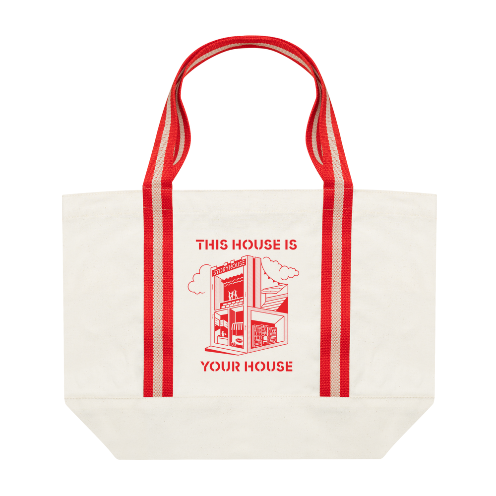 'This House is Your House' - Organic Cotton Boat Bag