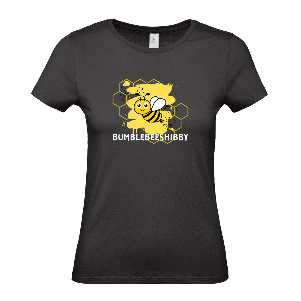 Ladies Fitted T-Shirt Coloured (White Writing)