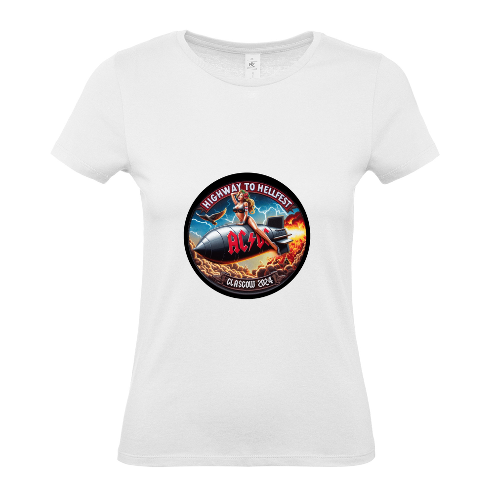 Ladies Fitted T-Shirt - White