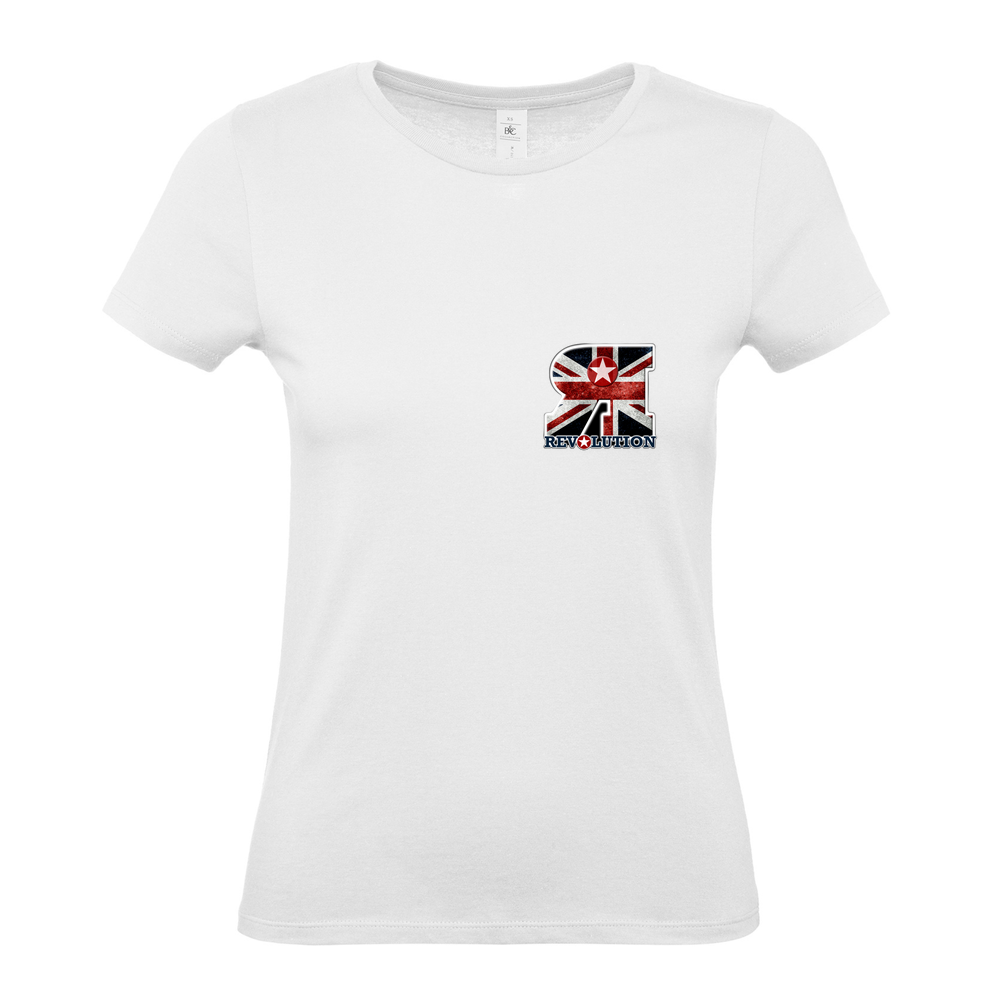 Small Logo Ladies Fitted T-Shirt - White