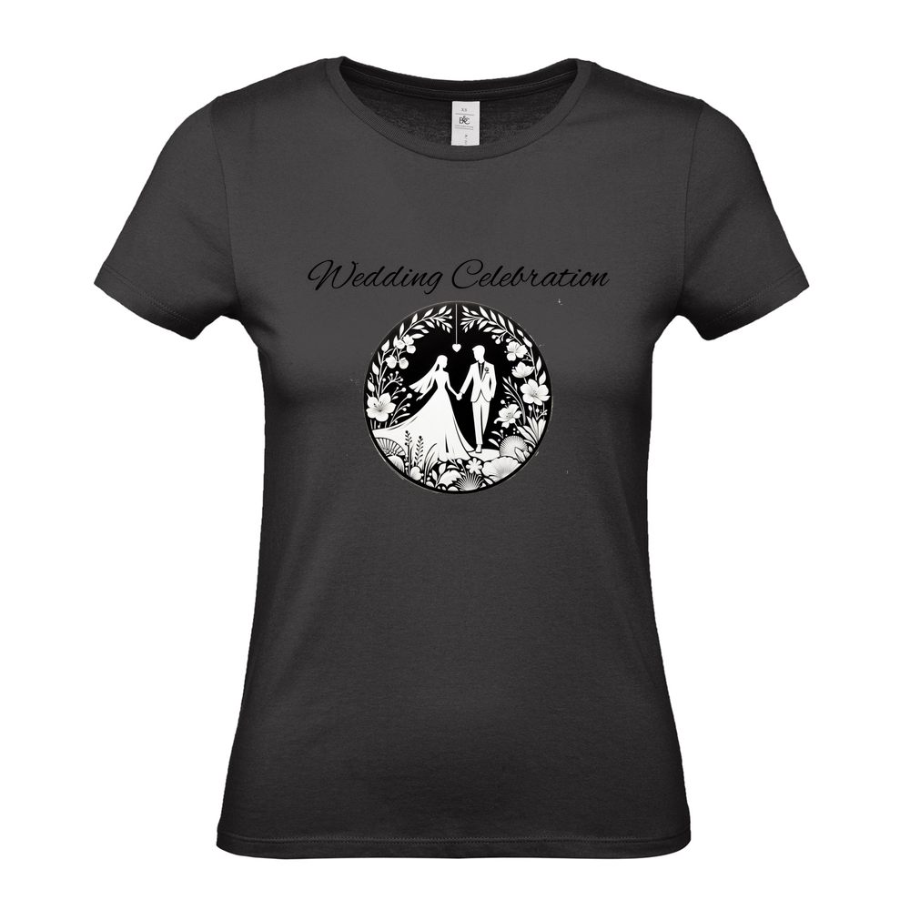 Wedding Celebration Ladies Fitted T-Shirt