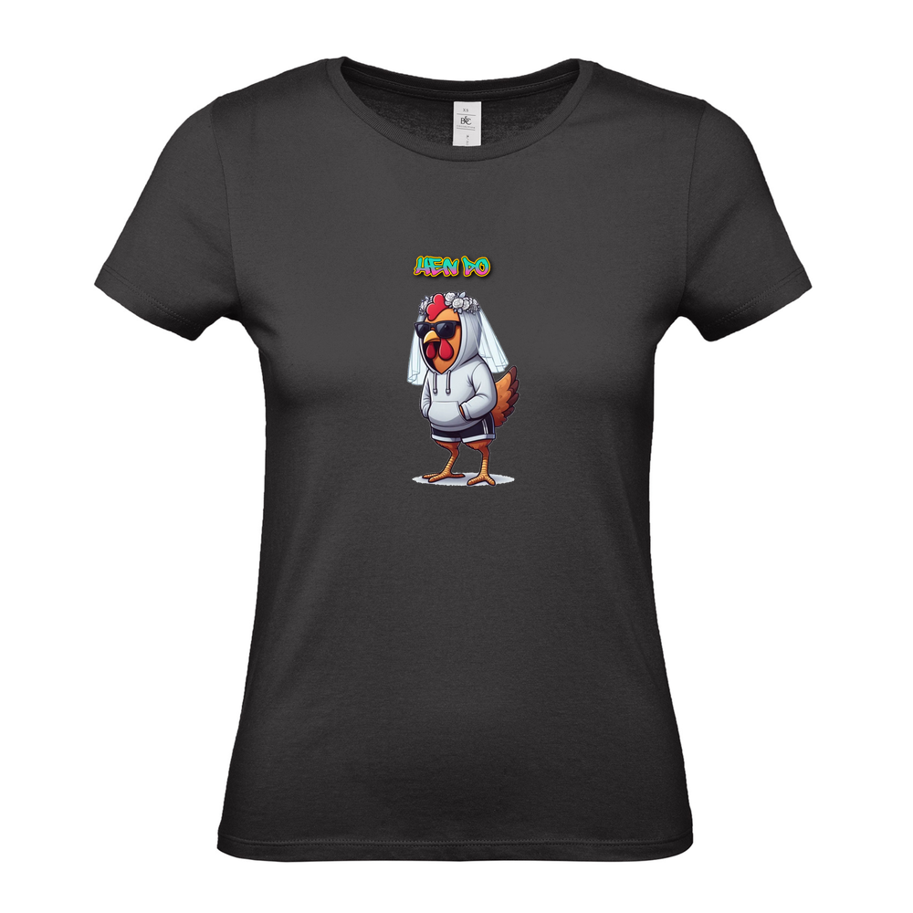 Hen Do Personalised AIClothingUK Designer Ladies Fitted T-Shirt