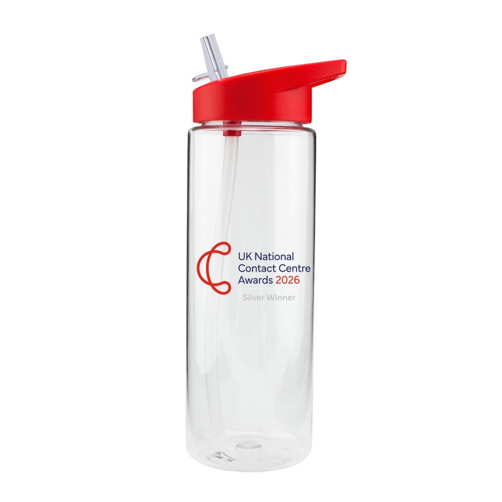 Winner Clear Sports Bottle - Silver