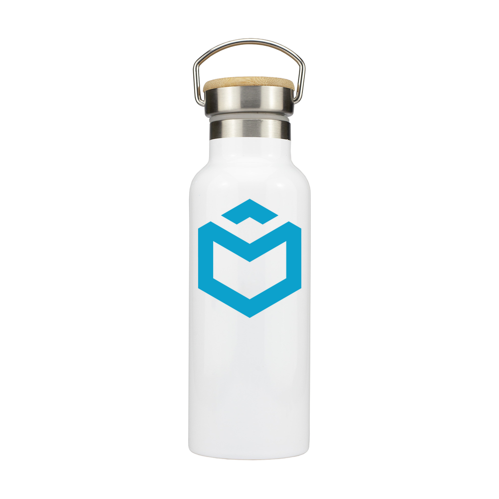 Stainless Steel Bottle with Bamboo Lid