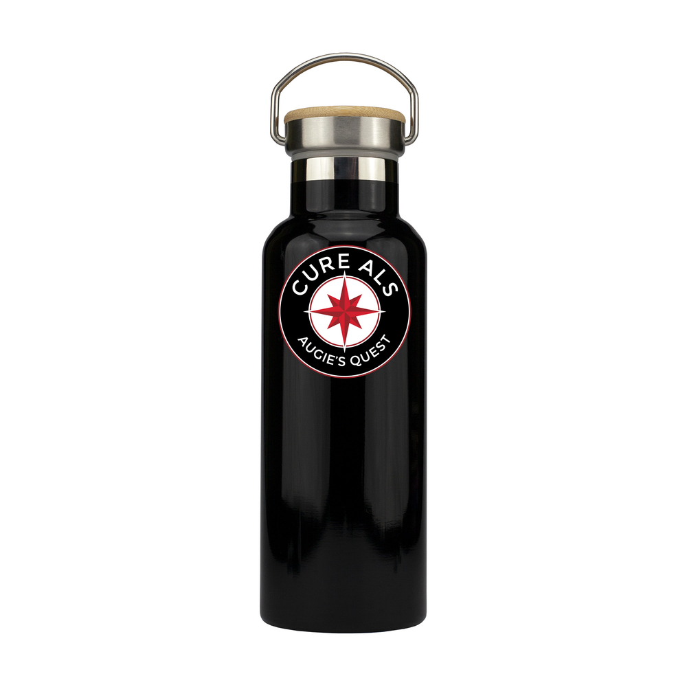 Stainless Steel Bottle with Bamboo Lid