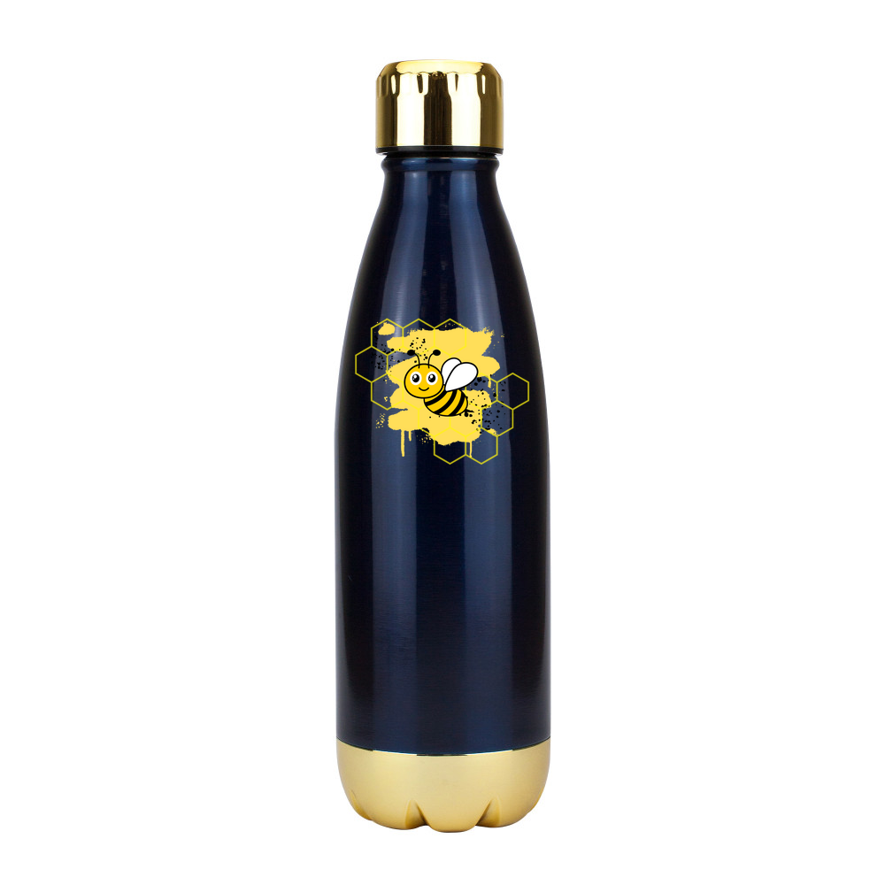 Vacuum Flask - Gold Trim
