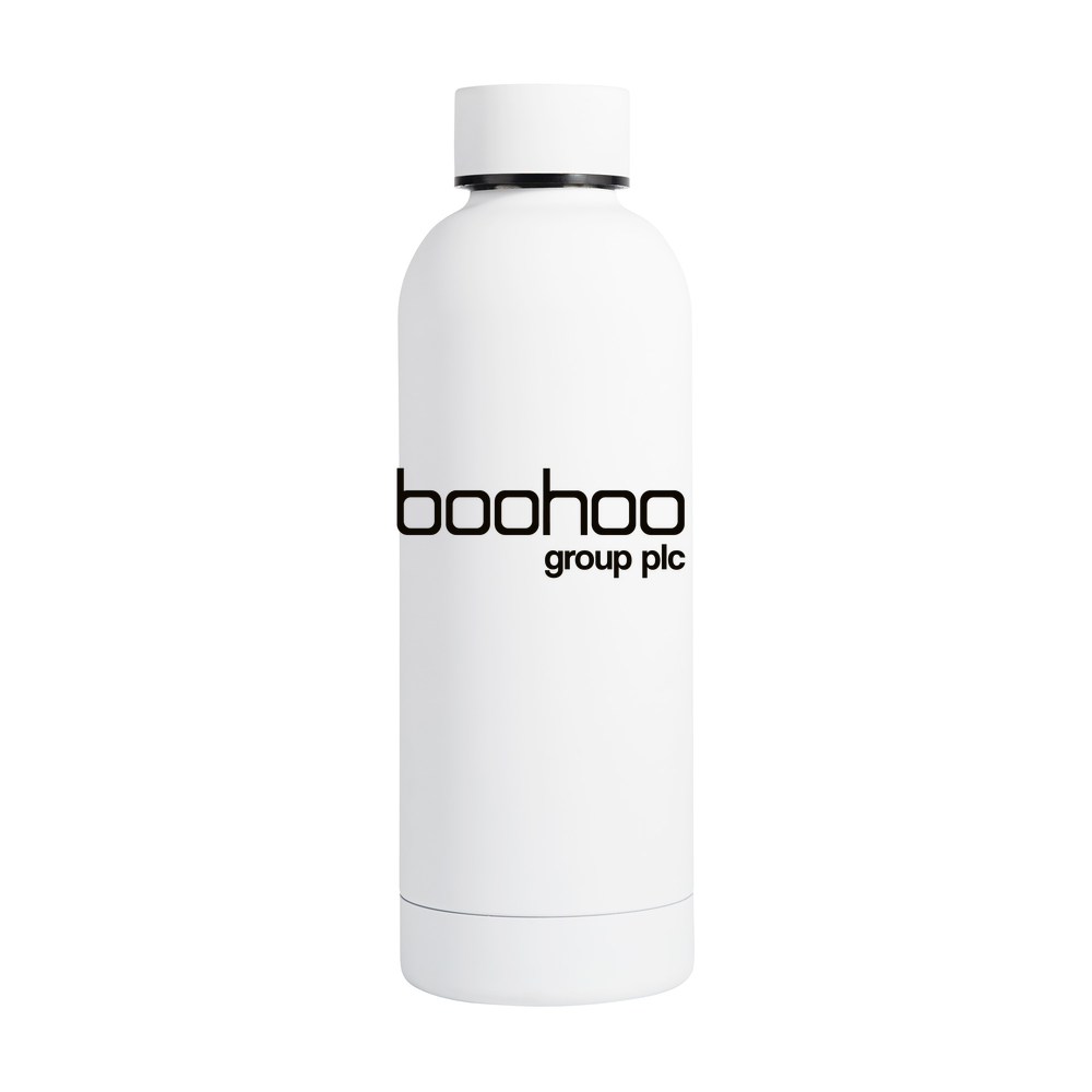 Personalised Boohoo Soft Touch Double Walled Drinks Bottle