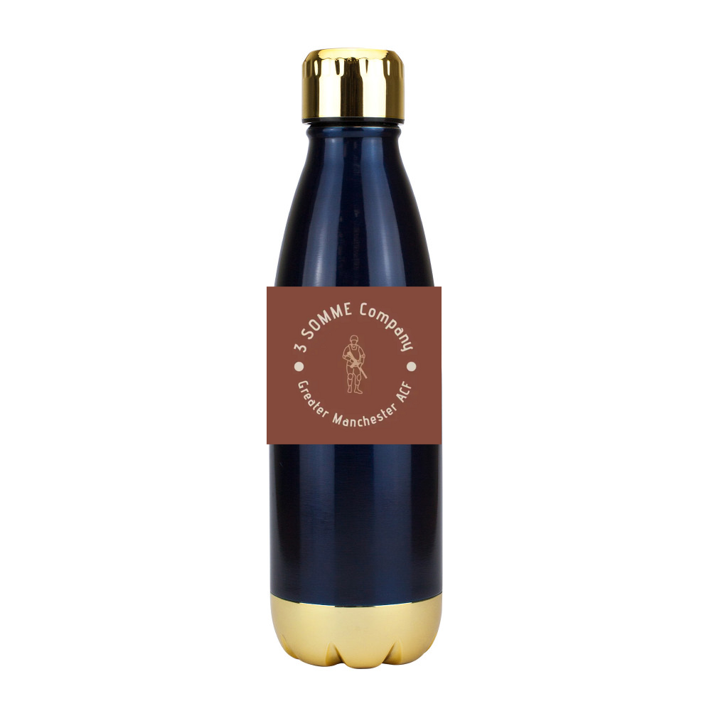 Vacuum Flask - Gold Trim