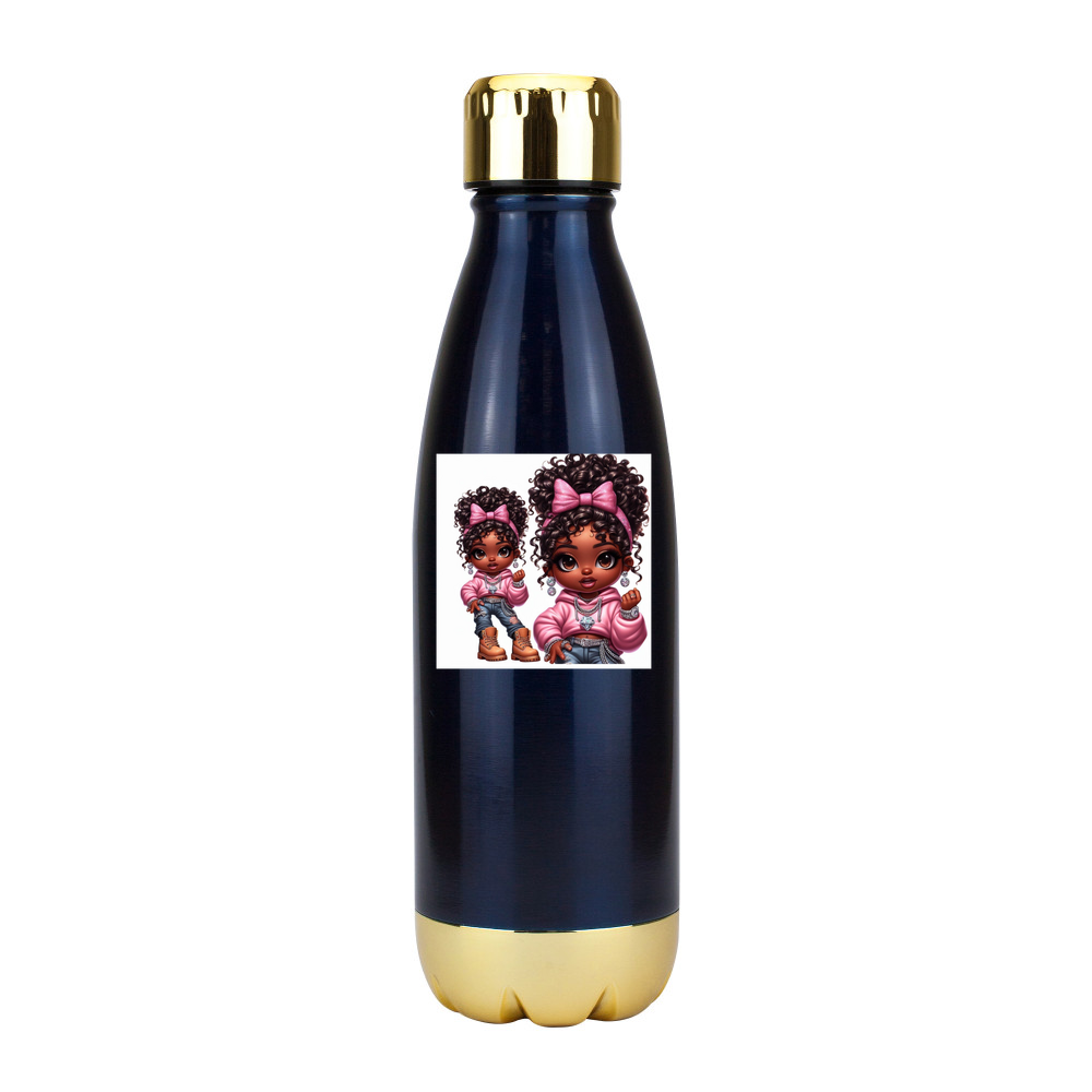 Vacuum Flask - Gold Trim