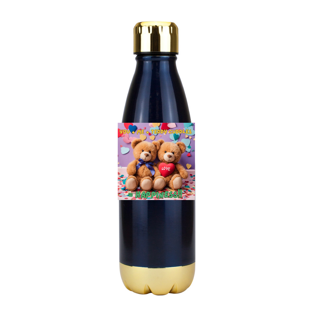 Vacuum Flask with Gold Trim - 500ml