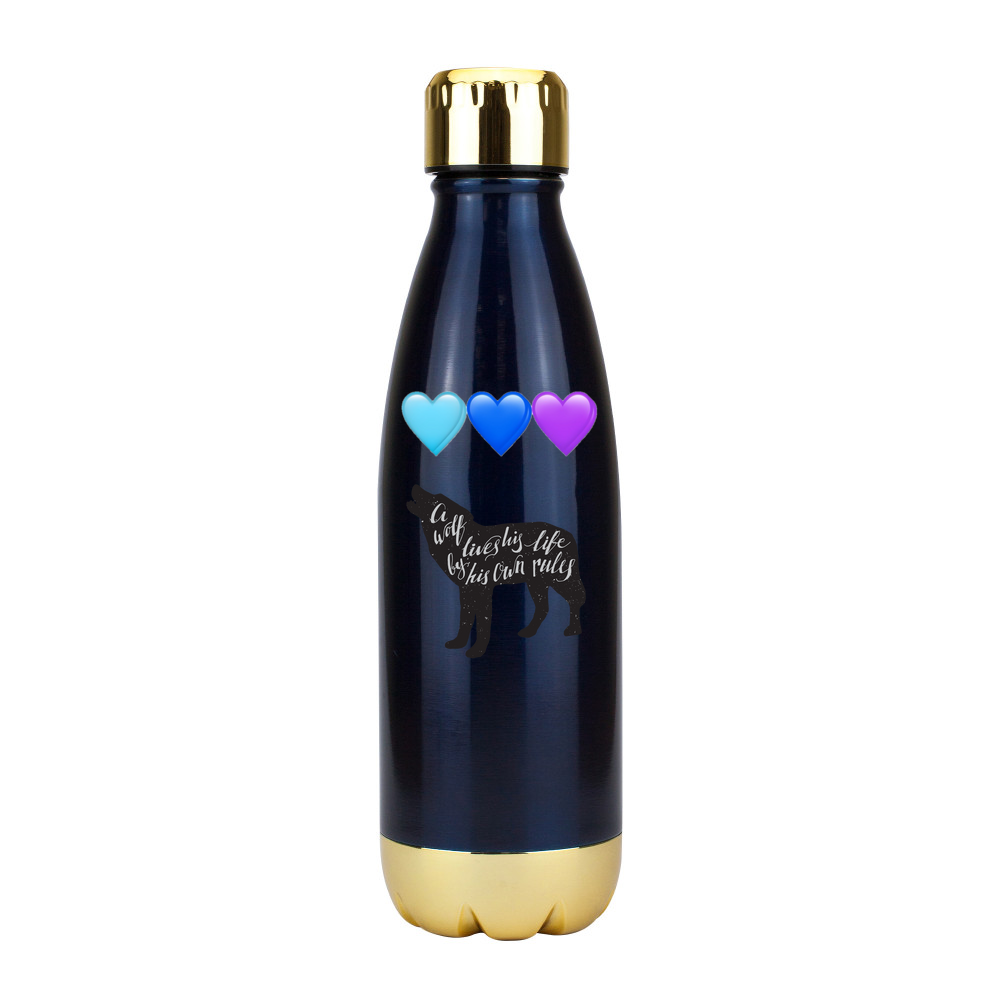Vacuum Flask with Gold Trim - 500ml