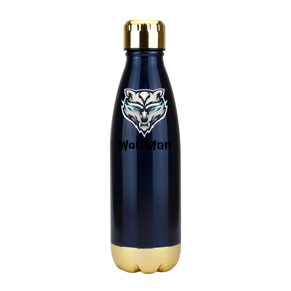 Vacuum Flask with Gold Trim - 500ml