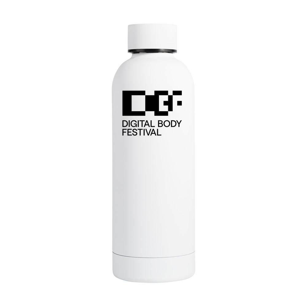 Soft Touch Double Walled Metal Bottle - 500ml