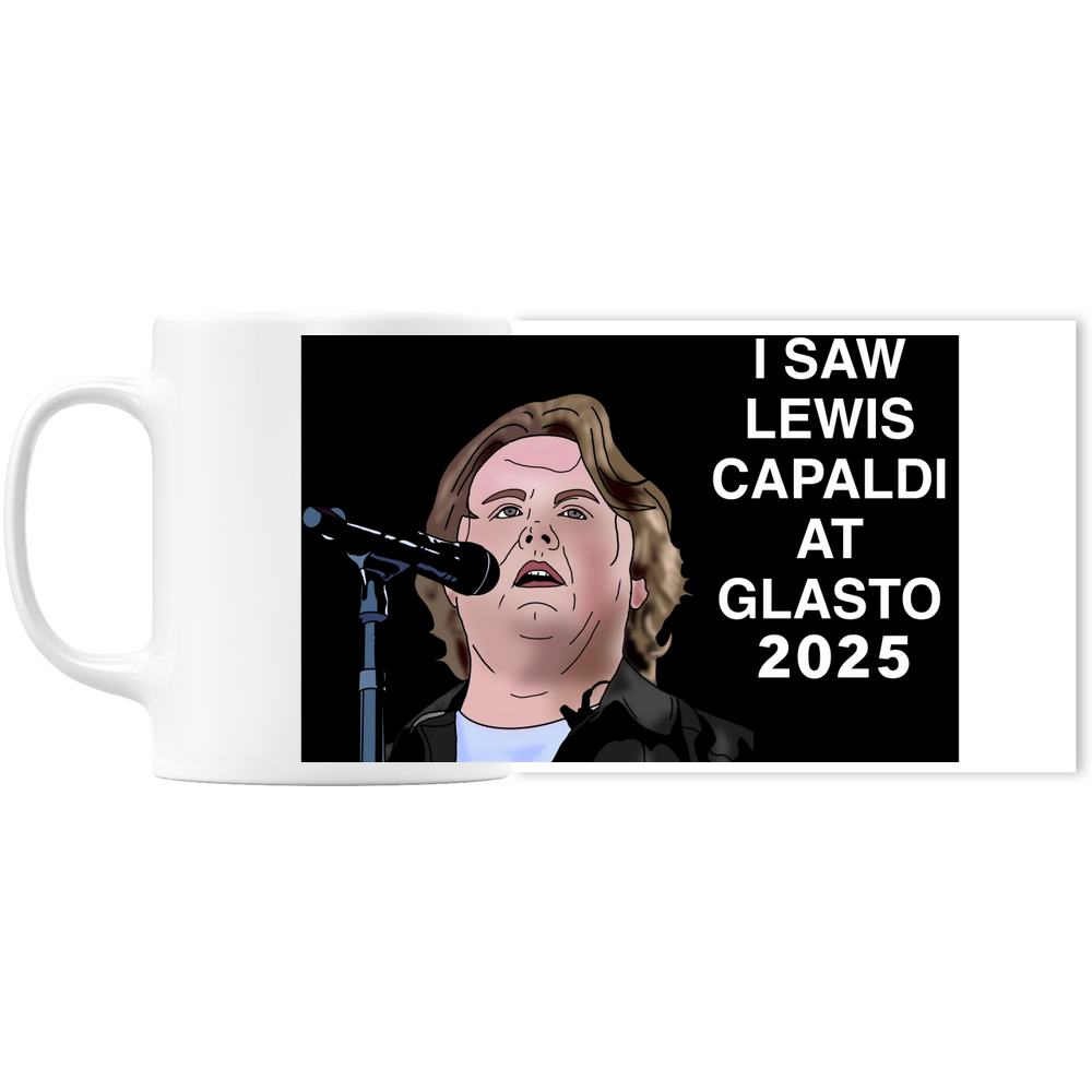 Lewis Capaldi Live At Glastonbury 2025 Mug I WAS THERE