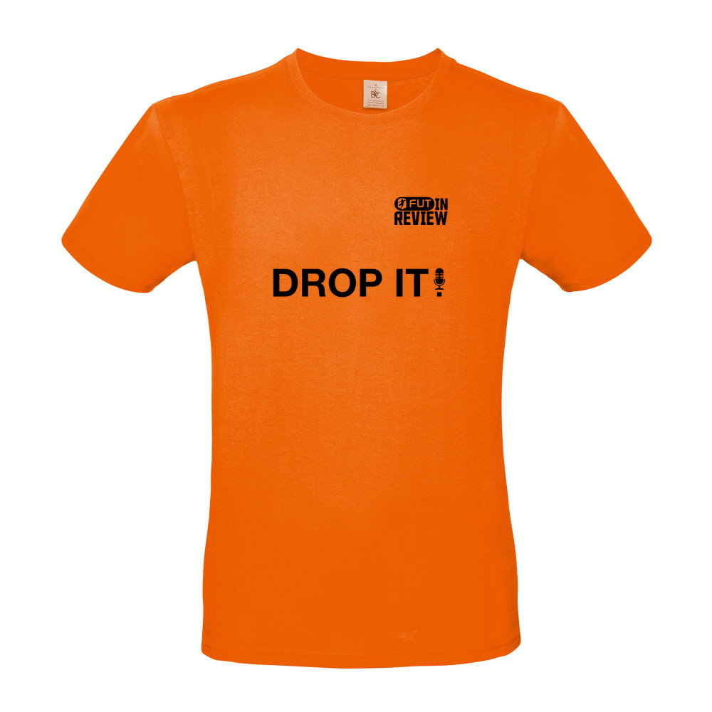 Cotton Premium T-Shirt - Drop It - Black Text