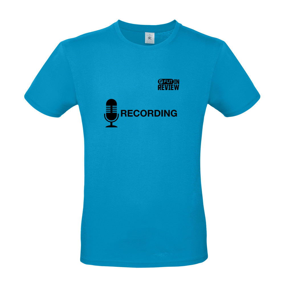 Cotton Premium T-Shirt - Recording - Black Text