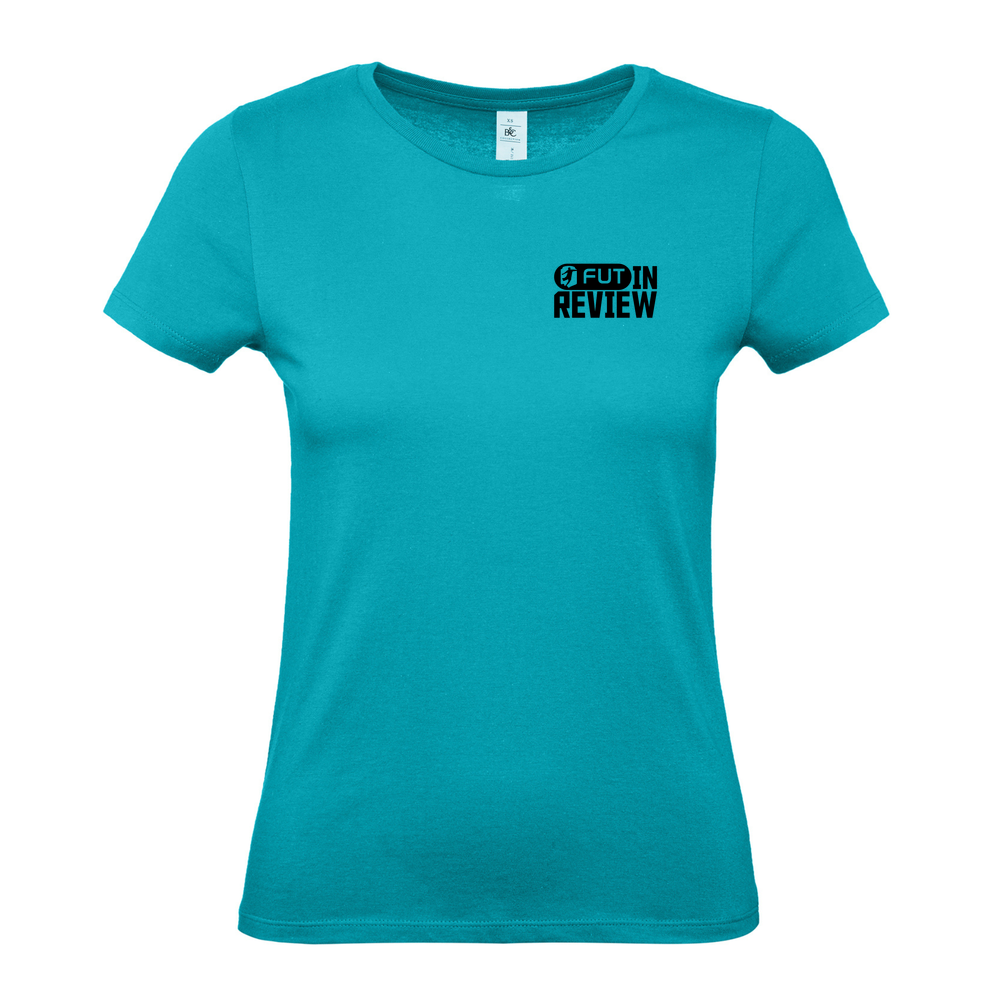 Cotton Premium Womens T-Shirt - FUT In Review - Black Text