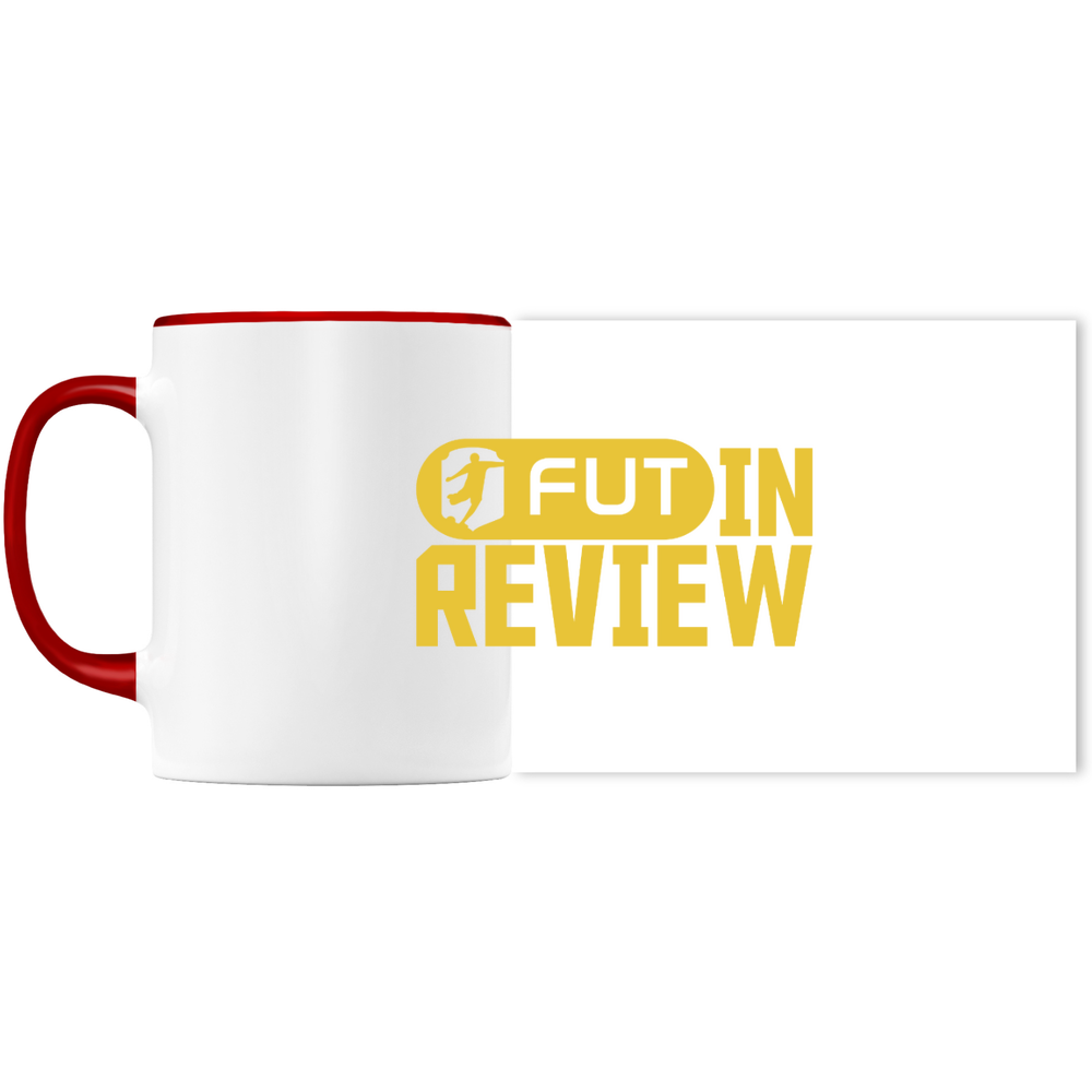 Two Tone Mug - Yellow Text