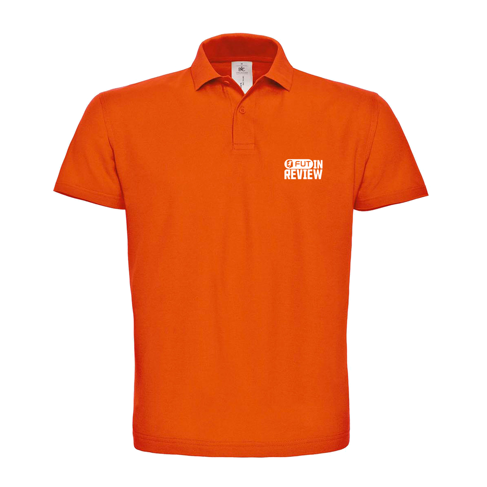 Cotton Premium Polo Shirt - FUT in Review logo - White Text